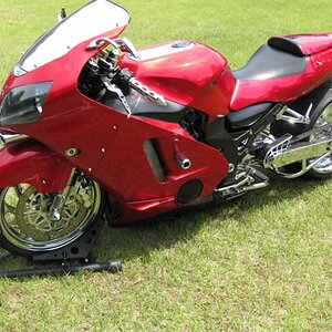 One of the show sponsors bikes