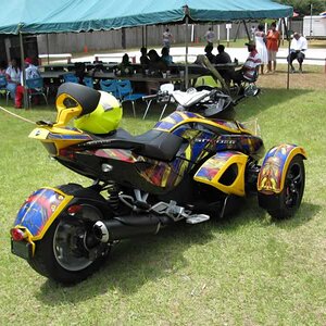 My Spyder competed in the Street Bike Class