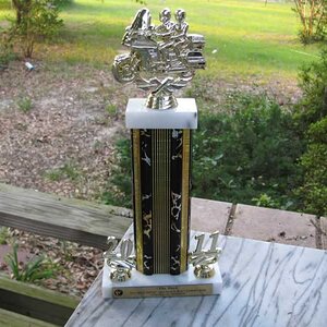 My 2nd Place for Best Street Bike Trophy