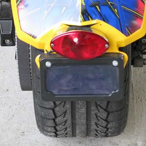 TricPlate is turned off, hiding my license plate from everyone.