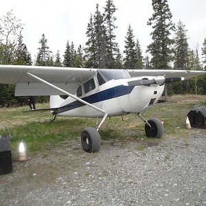 Palmer, Alaska - Cessna 170 bush plane.