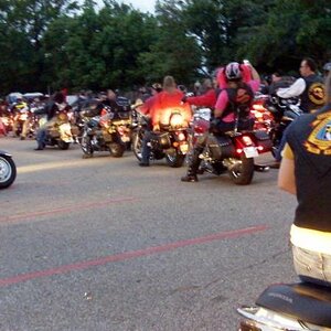 Special Olympics lineup going into the stadium