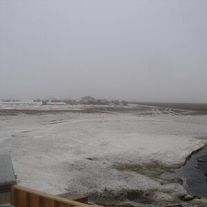 Deadhorse Camp, Alaska - Looking out our back door.