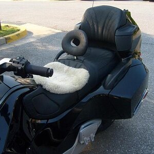 Nice, clean and elegant.  Okay, yes ... I kept my Alaska Sheep Skin cover on.  It's been in the 90s over the Memorial Day weekend.  Even the finest se