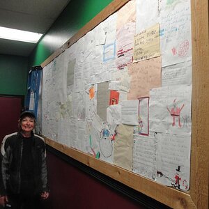 North Pole, AK - Some of Santa's letters.
