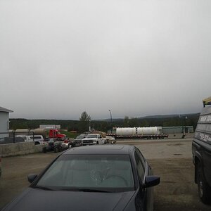 Watson Lake, Yukon Terr. - Out my back door.