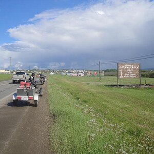 Dawson Creek, B.C. - Start of the Alaskan Highway.