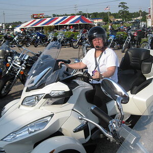 The spyder really stuck out atHarley bike Week in Myrtle Beach, SC