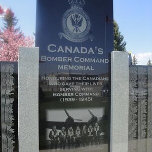 Calgary, Alberta to Helena Montata - Nanton War Memorial