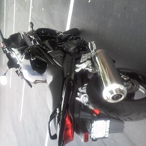 A giant can but low restriction and extremely quiet.