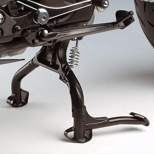 A nice Center Stand comes with. Good to have