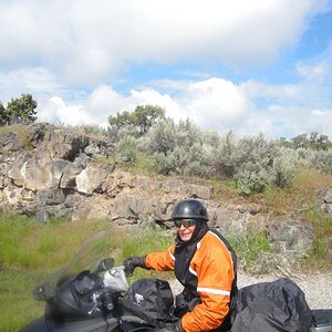 Idaho Falls, Idaho to Cache Valley, Utah - Lava formations in Idaho