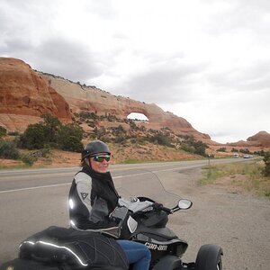 South of Moab, Utah - Another arch!