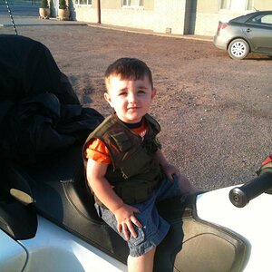 grandson likes my ride