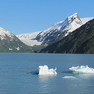 Club Ride #7 Portage Lake icebergs