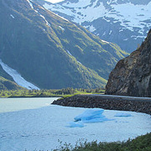 Club Ride #7 Portage Lake icebergs