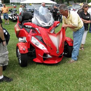 Early arrivals at festival grounds