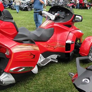 Early arrivals at festival grounds