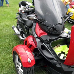 Early arrivals at festival grounds