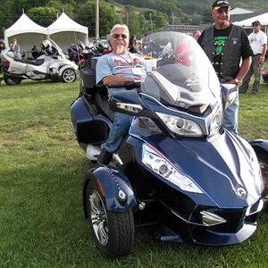 Steve relaxing on his RT