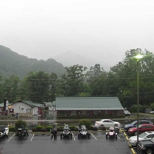 View from hotel before heading home