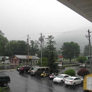 View from hotel before heading home