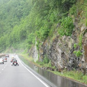 A rainstorm waterfall!