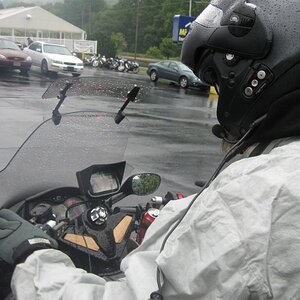 Still raining...let's go!