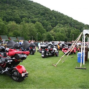 There were about 400 Spyders registered and 300 or so guests!