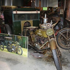 Wheels thru Time Museum - Carrier pigeon transport during WW1.