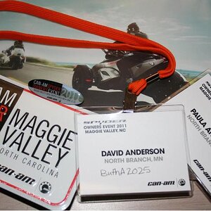 2011 Spyder Owner's Event package