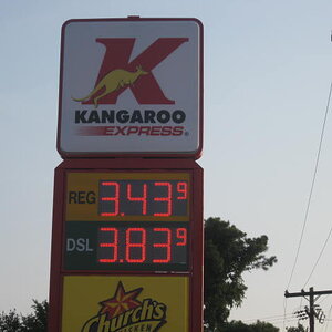 $3.43 when we left home in Georgetown,SC