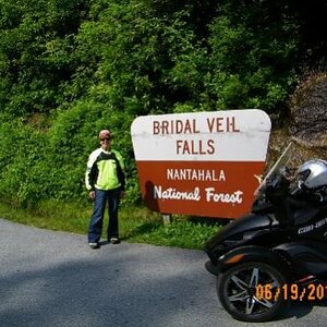 2011 06 22 Cheryl @ Bridal Veil Falls