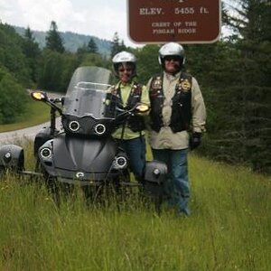 Reinhart Gap sign on Blue Ridge Pkwy