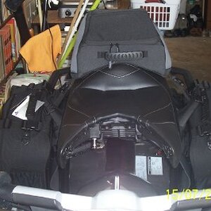 CL 850 + BRP Bag seat up
