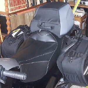 Nelson Rigg CL 850 + BRP seat bag front view