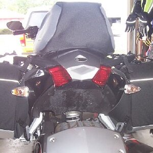 Nelson Rigg CL 850 + BRP seat bag rear view