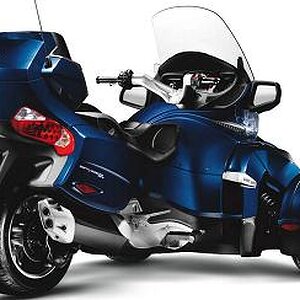 2011 CanAm Spyder RT Audio and Convenience Orbital Blue Metallic