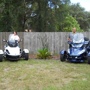 John and I with the spyders