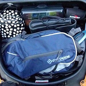 Much to the surprise of my husband, I was able to pack for 3 days in a backpack and the frunk.