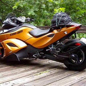 Spyder on a wooden bridge - lovely!