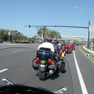 Spyders headed for the track.