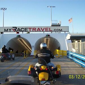 Entering the tunnel after Speedway ride BW 2011