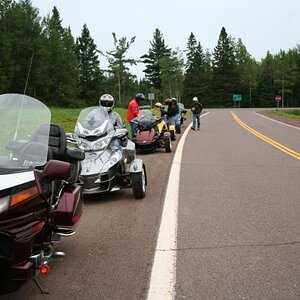 Suiting up with raingear (story of our years rides)