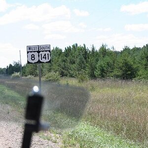 Hwy 141 - I only had to remember 3 highway numbers!