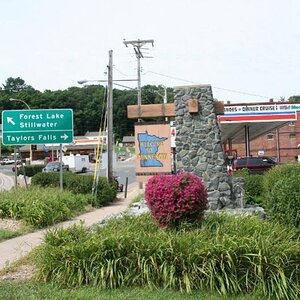 Minnesota border - hang a right and in 24 miles I'm....