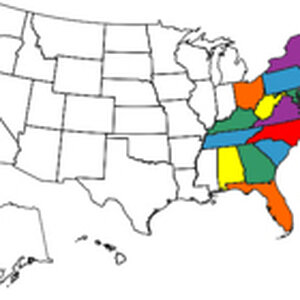 visited states map Summer 2011