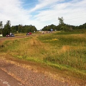 Turning to go up to Lake Mille Lacs.