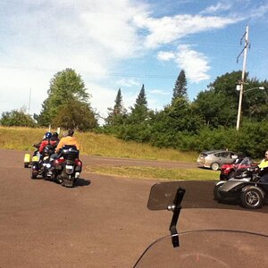 Heading out for our ride up around Lake Mille Lacs.