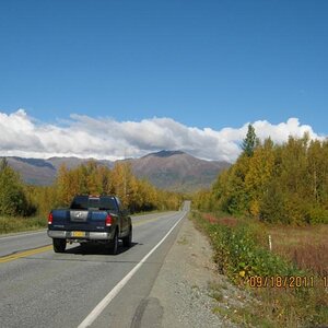 Heading to Hatchers Pass